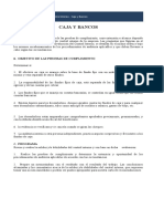 Evaluación Del Control Interno - Caja y Bancos