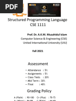 C Programming Slides 03 (Fall 2021)