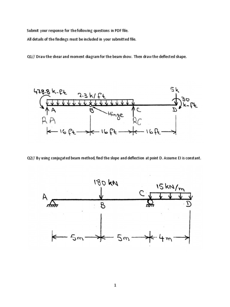Structural Analysis Problems | PDF