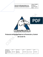 Protocolo de Bioseguridad en La Prevencion y Control Del Covid - 19 (Rev 05)