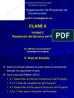 Clase 6 (Unidad 2 - Planeacion Del Alcance)