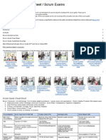 Scrum Guide - Cheat Sheet