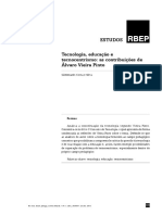 Tecnologia, educação e tecnocentrismo as contribuições de Álvaro Vieira Pinto