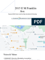 2011/2015 E M Franklin Ave.: Proposed EMLK Future Land Use Map Amendment & Rezoning