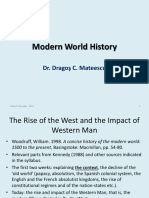 Modern World History - Rise of the West