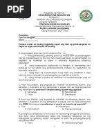 SUMMATIVE TEST PILING LARANG With ANSWER KEY | PDF