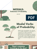 MODALS Deduction Probability