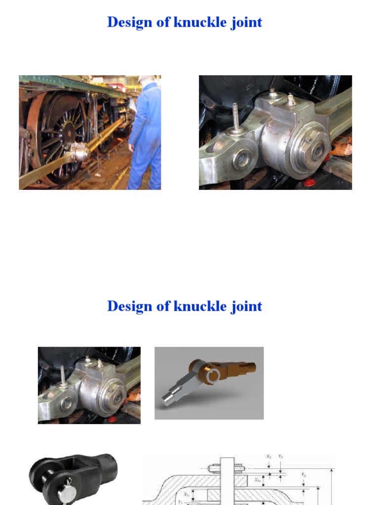 Knuckle Joint Design and Applications | PDF | Home & Garden | Science ...