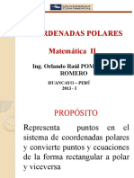 Tema #9 - Matemática Ii - Semana 9 - Coordenadas Polares