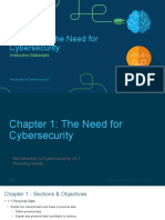 Chapter 1: The Need For Cybersecurity: Instructor Materials