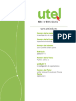 Puntos Extra Semana - 2 Investigación de Opercaiones