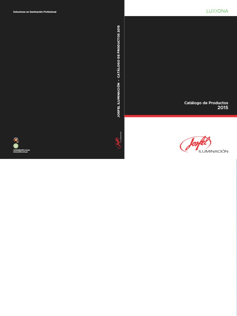 Iluminacion Josfel Catalogo General PDF Diodo emisor de luz