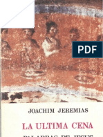 Jeremias, Joachim - La Ultima Cena