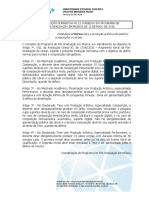 IN 11 MD - Estabelece Normas Ara A Produção Artística Obrigatória Composições e Recitais