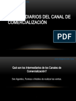 Intermediarios Del Canal de Comercializacion DEF