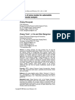 Identification of Noise Modes For Automobile Operational Modal Analysis