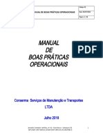 Manual de Boas Práticas Operacionais para Controle de Pragas