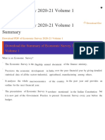 Economic Survey 2020-21 Volume 1 Economic Survey 2020-21 Volume 1