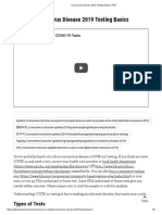 Coronavirus Disease 2019 Testing Basics - FDA