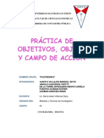 Picapiedras - Practica Objetivos, Objeto y Campo de Estudio