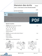 Compréhension Des Écrits: Exercice 1