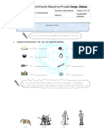 Ficha Uso de La Y para Tercero de Primaria