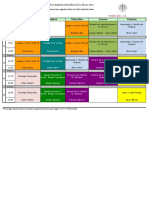 HORARIOS - Segundo Cuatrimestre - 2021 GRADO