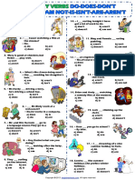 Auxiliary Verbs Do Does Am is Are