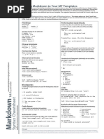 Markdown Cheatsheet