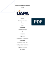 Tarea 1 de Evaluación de La Inteligencia