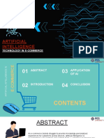 Artificial Intelligence: Technology in E-Commerce