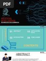 Artificial Intelligence: Technology in E-Commerce