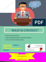 Context Based Speaking