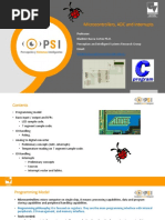 Microcontrollers, ADC and Interrupts: Professor