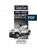 2001 Club Car DS Golf Cart Parts Manual
