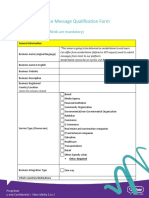 Yellow SQF - Service Qualification Form - Viber