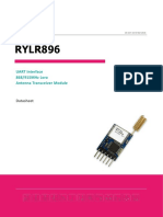 Rylr896: Uart Interface 868/915Mhz Lora Antenna Transceiver Module