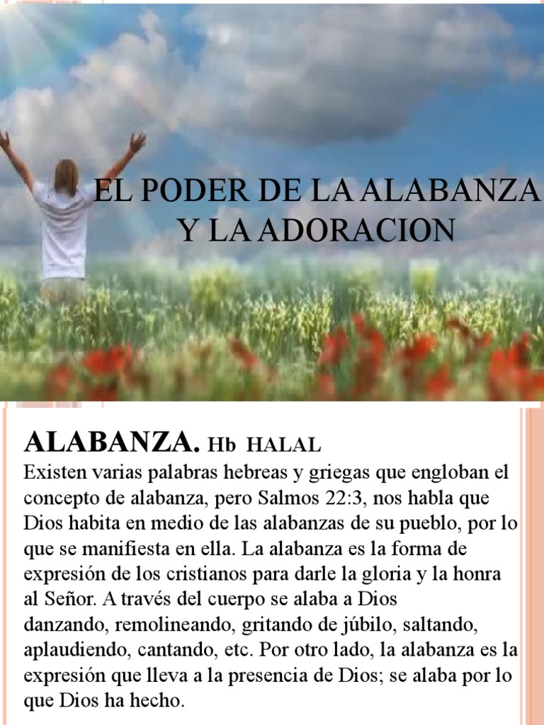 El Poder de la Alabanza y Adoración | PDF | Comportamiento religioso y ...