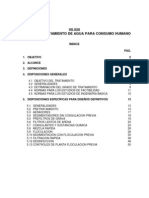 Os 020-Plantas de Tratamiento de Agua Para Consumo Humano