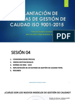Sesion IX Implantación ISO 9001- 2015 2021-2 (UCV)