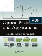 Optical Materials and Applications by Moriaki Wakaki