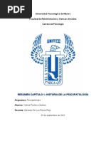 Resumen Capitulo 1 Historia de La Psicopatología
