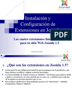 Instalación y Configuración de Extensiones en Joomla 1.5