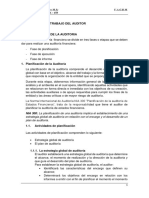 Unidad III Desarrollo Del Trabajo Del Auditor - Tema 1 - Planificación de La Auditoría