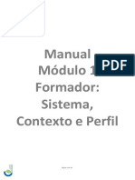 Manual Formador: Contextos e Perfil