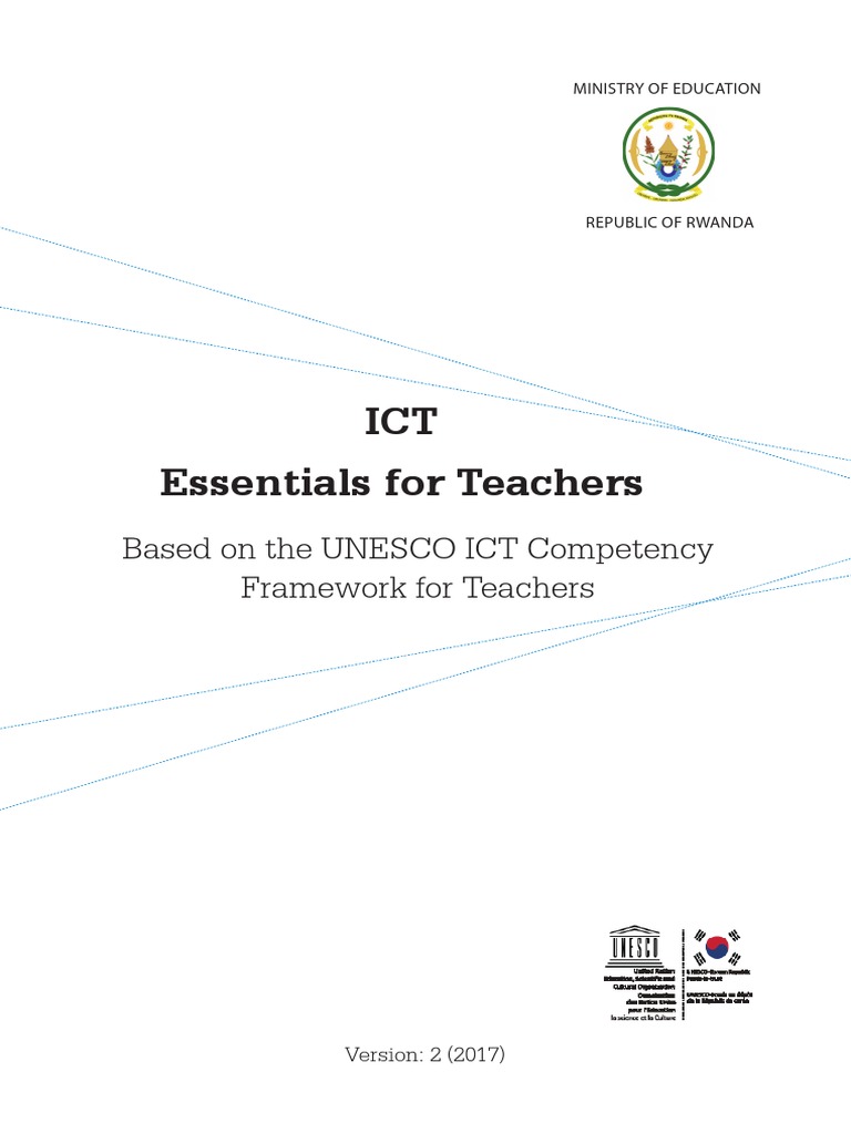 ICT Essentials For Teachers Based On The UNESCO ICT Competency Framework For Teachers PDF