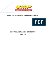 Curvas horizontais circulares em projetos de estradas