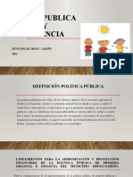 Politica Publica Infancia y Adolescencia 2014 - 2023