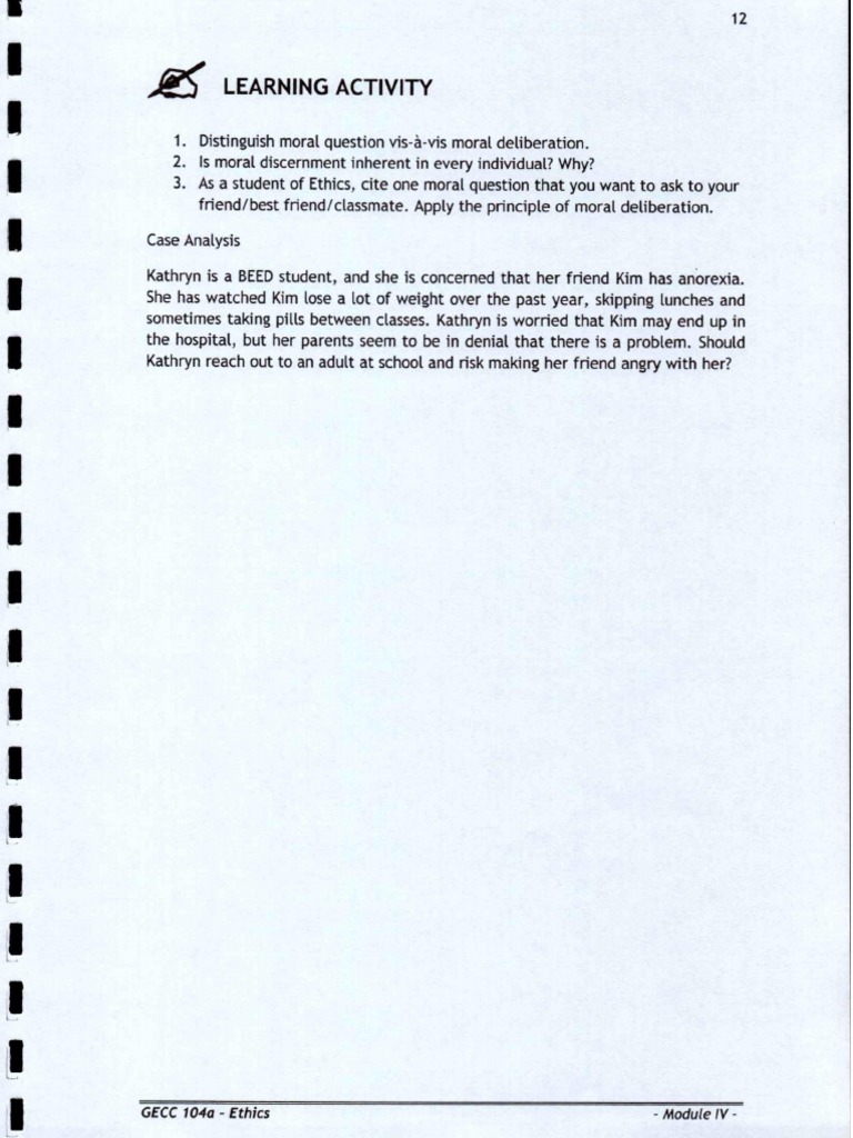 Module 4. Lesson 1. Activity | PDF