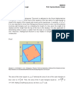 Pythagorean Theorem and Triangle Inequality Theorem